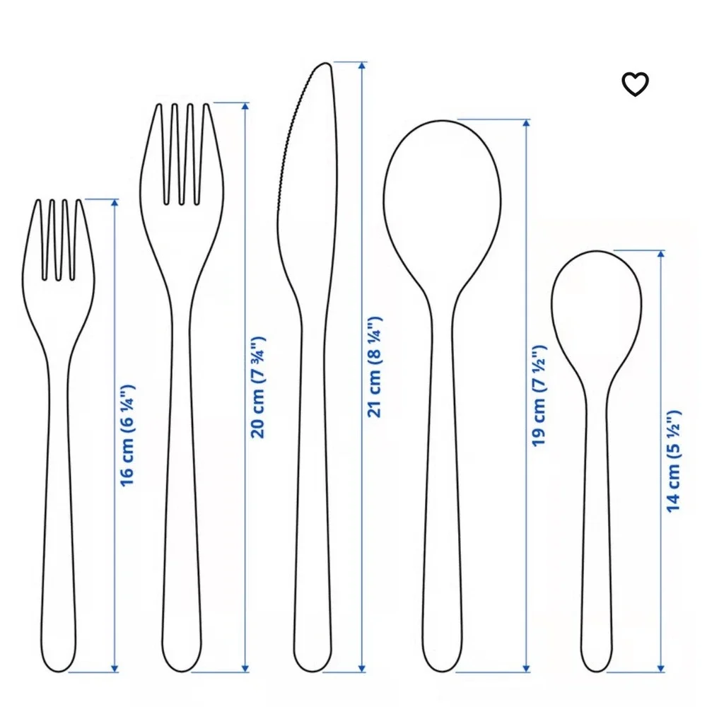 IKEA Fornuft 5pc Place Setting Flatware Set Rose Color Stainless Steel 22185 HTF